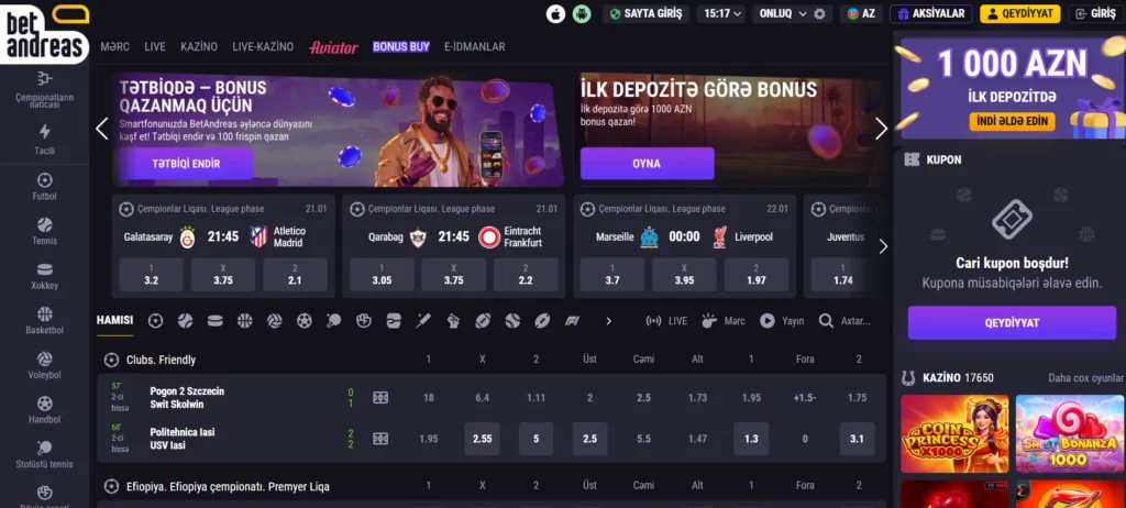 betandreas casino
