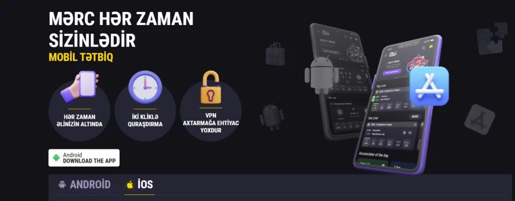 iOS (iPhone və iPad) üçün BetAndreas Tətbiqini Yükləmək
