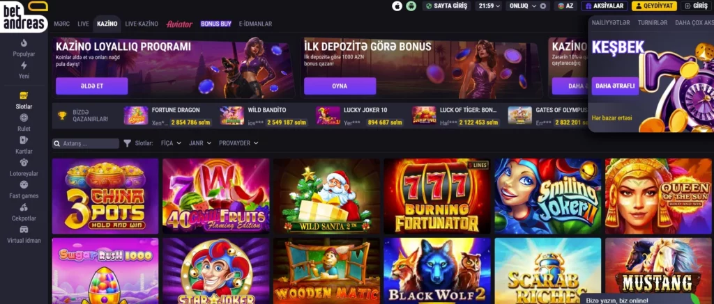 Slot oyunları